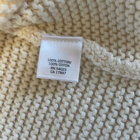 BANANA, REPUBLIC cream, short sleeve, sweater, size M - Picture 7 of 7